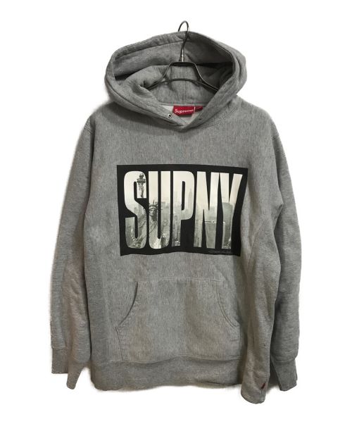 SUPREME（シュプリーム）SUPREME (シュプリーム) SUPNY Logo Pullover グレー サイズ:XLの古着・服飾アイテム