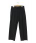 AURALEE（オーラリー）の古着「LIGHT WOOL MAX GABARDINE TWO-TUCK SLACKS」｜ブラック