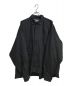 is-ness（イズネス）の古着「WOOL BOX PLEATED SHIRT」｜ブラック