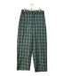 ulterior（アルテリア）の古着「WOOL SHADOW CHECK EASY SLACKS」｜ブルー