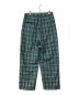 ulterior (アルテリア) WOOL SHADOW CHECK EASY SLACKS ブルー サイズ:4：13000円