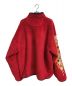 doublet (ダブレット) POLYESTER FLEECE HALF-ZIP PULLOVER レッド サイズ:M：17800円