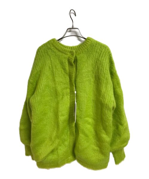 Ameri（アメリ）AMERI (アメリ) 2WAY MOHAIR SHAGGY KNIT イエロー サイズ:FREEの古着・服飾アイテム