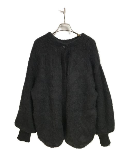 Ameri（アメリ）AMERI (アメリ) 2WAY MOHAIR SHAGGY KNIT ブラック サイズ:FREEの古着・服飾アイテム