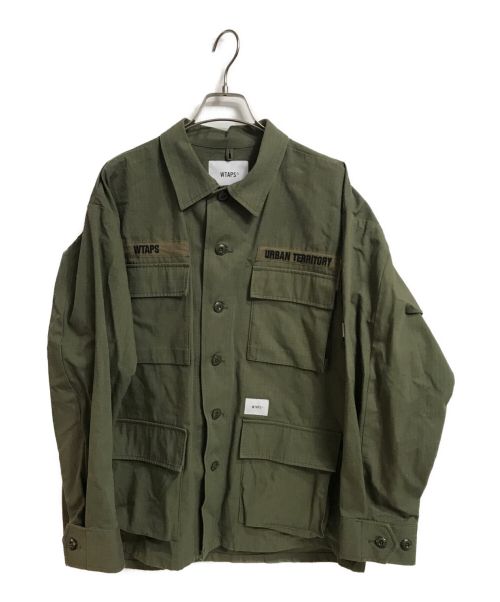 WTAPS（ダブルタップス）WTAPS (ダブルタップス) JUNGLE/LS/NYCO.RIPSTOP. CORDURA グリーン サイズ:02の古着・服飾アイテム