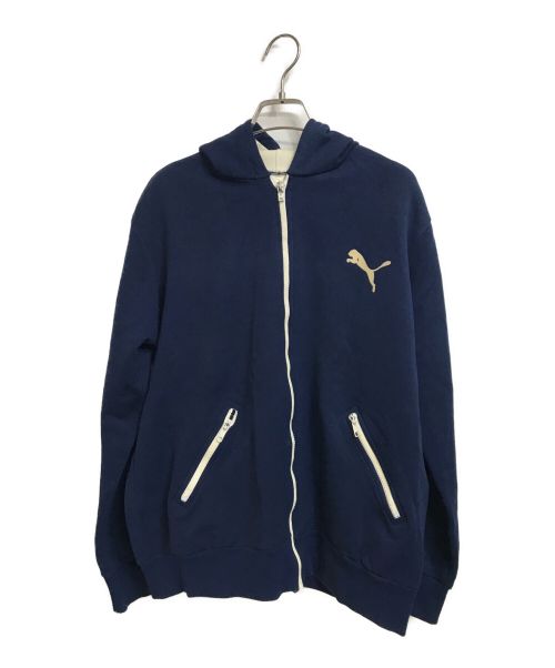 PUMA（プーマ）PUMA (プーマ) 70sジップパーカー ネイビー サイズ:Lの古着・服飾アイテム