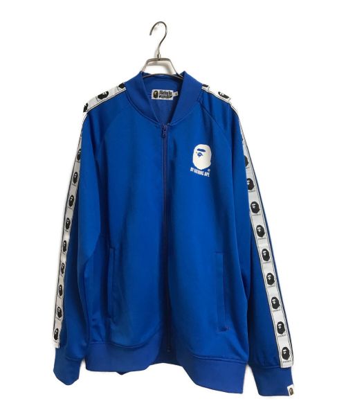 A BATHING APE（アベイシングエイプ）A BATHING APE (アベイシングエイプ) APE JERSEY TOP ブルー サイズ:XLの古着・服飾アイテム