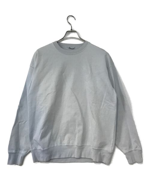 AURALEE（オーラリー）AURALEE (オーラリー) ORGANIC COTTON COMPACT GRADATION DYED SWEAT スカイブルー サイズ:4の古着・服飾アイテム