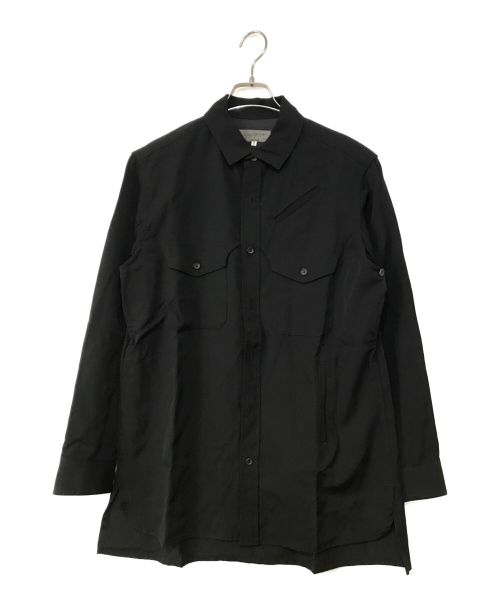 Yohji Yamamoto pour homme（ヨウジヤマモト プールオム）Yohji Yamamoto pour homme (ヨウジヤマモト プールオム) L/Sシャツ ブラック サイズ:2の古着・服飾アイテム