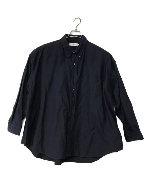 Graphpaper（グラフペーパー）Graphpaper (グラフペーパー) Oxford Oversized B.D Shirt ネイビー サイズ:Fの古着・服飾アイテム