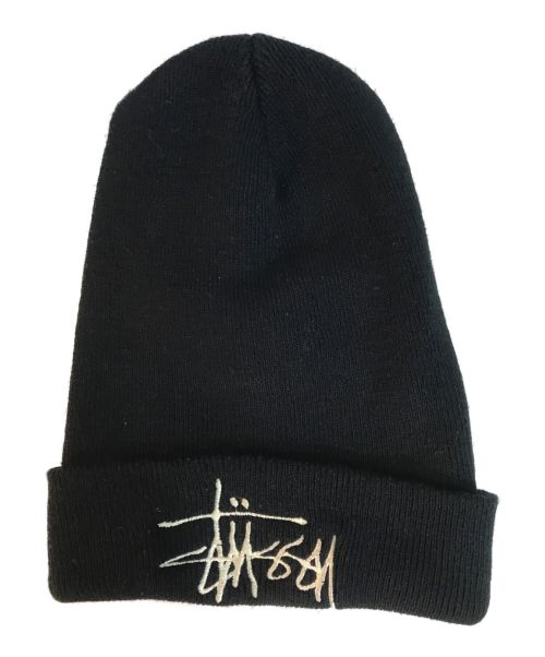 OLD STUSSY（オールドステューシー）OLD STUSSY (オールドステューシー) STOCK-LOGO KNIT-BEANIEの古着・服飾アイテム