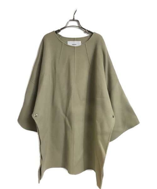 JANE SMITH（ジェーンスミス）JANE SMITH (ジェーンスミス) DOUBLE FACE PONCHO ベージュ サイズ:Sの古着・服飾アイテム