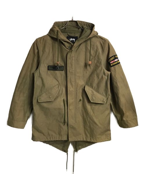 stussy（ステューシー）stussy (ステューシー) モッズコート オリーブ サイズ:Mの古着・服飾アイテム