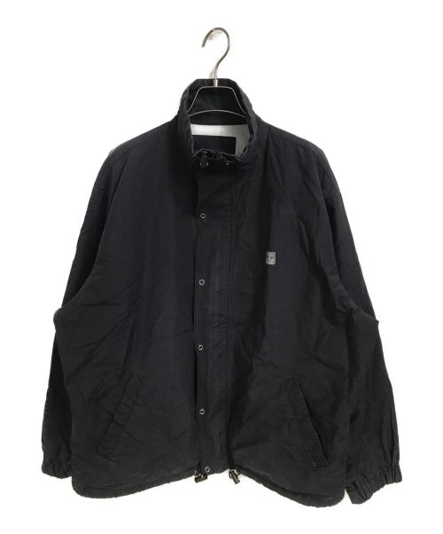 stussy（ステューシー）stussy (ステューシー) シャネルロゴプリントジャケット ブラック サイズ:Lの古着・服飾アイテム