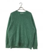 AURALEEオーラリー）の古着「BRUSHED SUPER KID MOHAIR KNIT P/O」｜グリーン