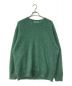 AURALEE（オーラリー）の古着「BRUSHED SUPER KID MOHAIR KNIT P/O」｜グリーン