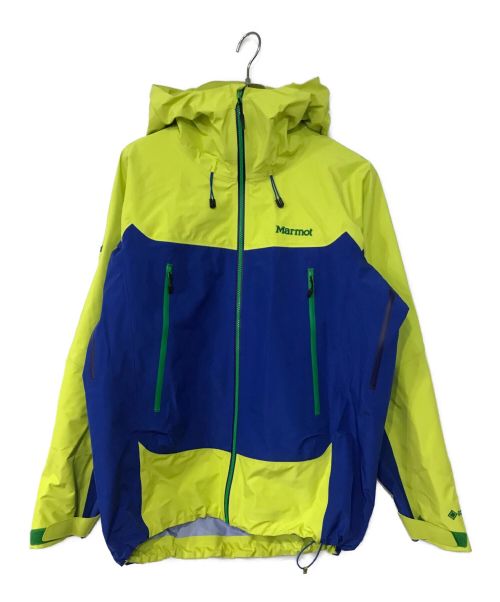 MARMOT（マーモット）Marmot (マーモット) A Jacket ブルー×イエロー サイズ:XLの古着・服飾アイテム