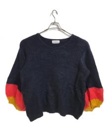 KiiRA（キーラ）の古着「MOHAIR PULLOVER」｜ネイビー