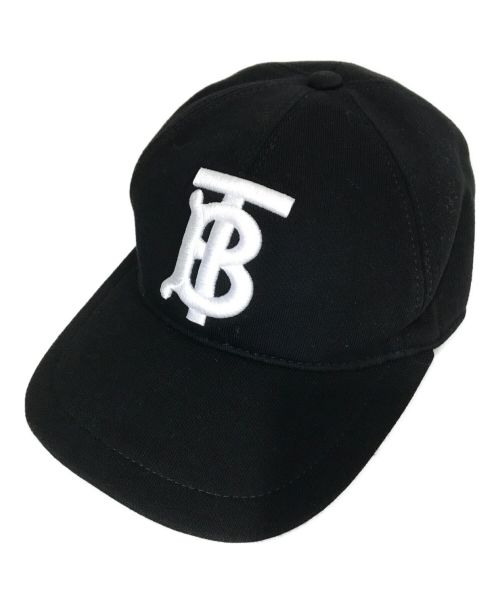 BURBERRY（バーバリー）BURBERRY (バーバリー) MONOGRAM BASEBALL CAP ブラックの古着・服飾アイテム