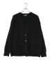 AURALEE（オーラリー）の古着「Super Fine Wool Rib Knit Big Cardigan」｜ブラック