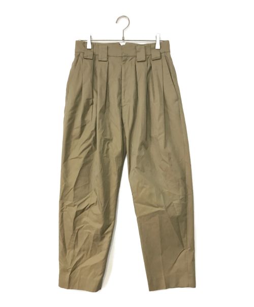 stein（シュタイン）stein (シュタイン) DOUBLE WIDE TROUSERS ベージュ サイズ:Sの古着・服飾アイテム