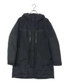 WHITE MOUNTAINEERING（ホワイトマウンテ二アニング）の古着「GORE-TEX NYLON TAFFETA 3LAYER DOWN COAT」｜ブラック