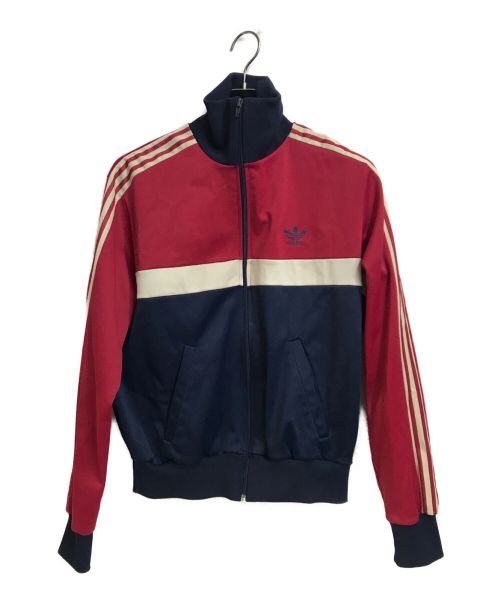 adidas（アディダス）adidas (アディダス) トラックジャケット レッド サイズ:Ｍの古着・服飾アイテム