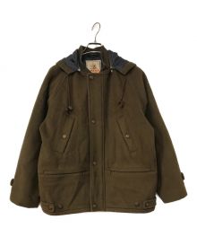 BARACUTA（バラクータ）の古着「フーデッドウールジャケット」｜ブラウン