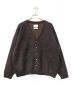 YOKE（ヨーク）の古着「4Color Mix Mohair Jacquard Cardigan」｜パープル