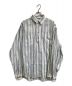 SIMPLY COMPLICATED（シンプリーコンプリケイティド）の古着「FRINGE STRIPE PULLOVER SHIRT」｜ホワイト