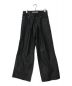 JOHN LAWRENCE SULLIVAN（ジョンローレンスサリバン）の古着「Rigid Denim Wide Pants」｜ブラック