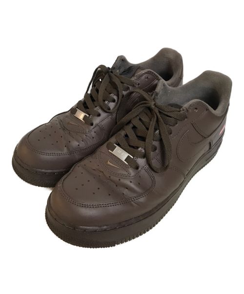 NIKE（ナイキ）NIKE (ナイキ) SUPREME (シュプリーム) AIR FORCE 1 LOW SP ブラウン サイズ:28ｃｍの古着・服飾アイテム