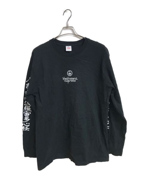 SUPREME（シュプリーム）Supreme (シュプリーム) blackmeans (ブラックミーンズ) プリントカットソー ブラック サイズ:Lの古着・服飾アイテム