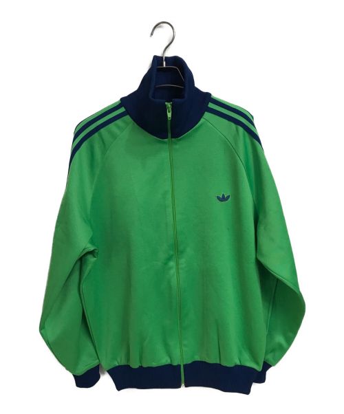 adidas（アディダス）adidas (アディダス) トラックジャケット グリーン サイズ:6号の古着・服飾アイテム