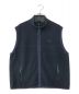 sedan all purpose（セダンオールパーパス）の古着「FLEECE FULL ZIP VEST」｜ネイビー