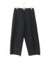 blurhms（ブラームス）の古着「Wool Surge Super Wide Slacks」｜ダークネイビー