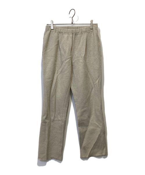 evam eva（エヴァムエヴァ）evam eva (エヴァムエヴァ) press wool pant ベージュ サイズ:1の古着・服飾アイテム