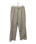 evam eva（エヴァムエヴァ）の古着「press wool pant」｜ベージュ