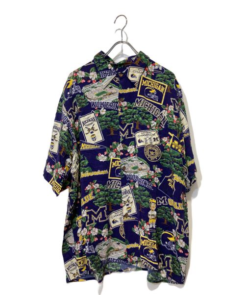 reyn spooner（レイン スプナー）reyn spooner (レイン スプナー) Michigan Rayon Aloha Shirt ネイビー サイズ:XLの古着・服飾アイテム