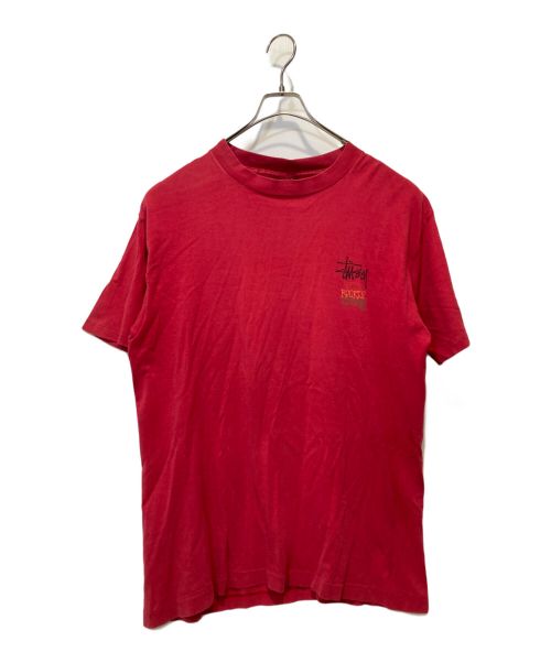 stussy（ステューシー）stussy (ステューシー) Reggae Tee レッド サイズ:Lの古着・服飾アイテム