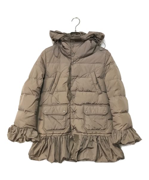 MONCLER（モンクレール）MONCLER (モンクレール) SERREダウンジャケット ベージュの古着・服飾アイテム