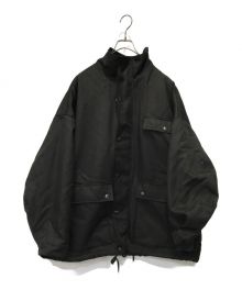 WILLY CHAVARRIA（ウィリーチャバリア）の古着「BOA COLLAR WORK JACKET」｜ブラック