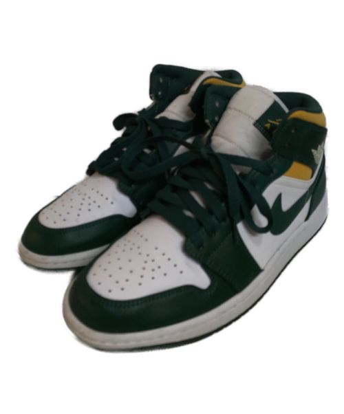 NIKE（ナイキ）NIKE (ナイキ) AIR JORDAN 1 MID グリーン サイズ:26.5ｃｍの古着・服飾アイテム