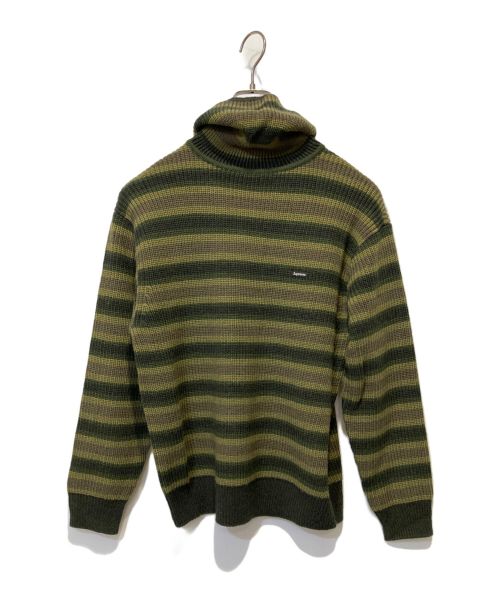 SUPREME（シュプリーム）SUPREME (シュプリーム) /Small Box Balaclava Turtleneck Sweater 黄緑 サイズ:Sの古着・服飾アイテム