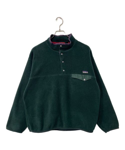 Patagonia（パタゴニア）Patagonia (パタゴニア) シンチラスナップT グリーン サイズ:Lの古着・服飾アイテム