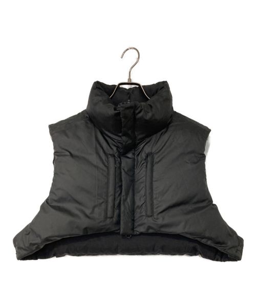 ROTOL（ロトル）ROTOL (ロトル) REVERSIBLE SUPER SHORT DOWN VEST ブラック サイズ:3の古着・服飾アイテム