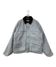 stussy（ステューシー）の古着「キャンバスショップジャケット」｜スカイブルー