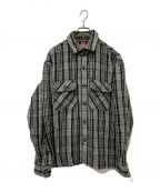 SUPREMEシュプリーム）の古着「Heavy Flannel Shirt」｜グレー