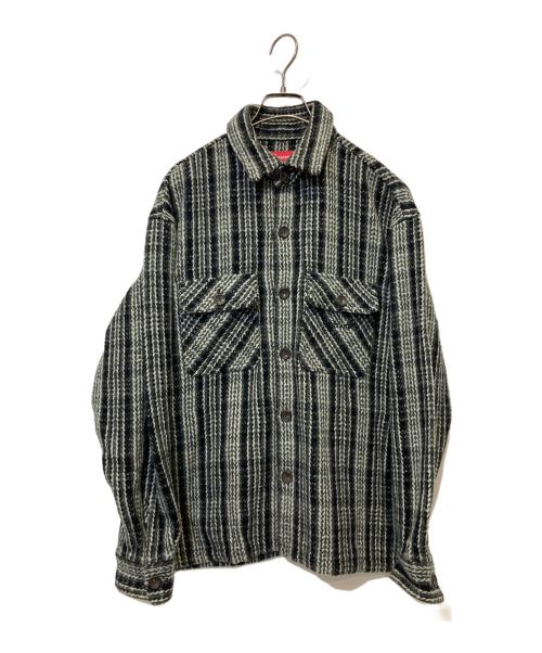 SUPREME（シュプリーム）Supreme (シュプリーム) Heavy Flannel Shirt グレー サイズ:Sの古着・服飾アイテム