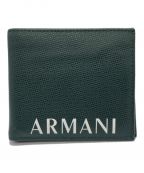 ARMANI EXCHANGEアルマーニ エクスチェンジ）の古着「2つ折り財布」｜グリーン